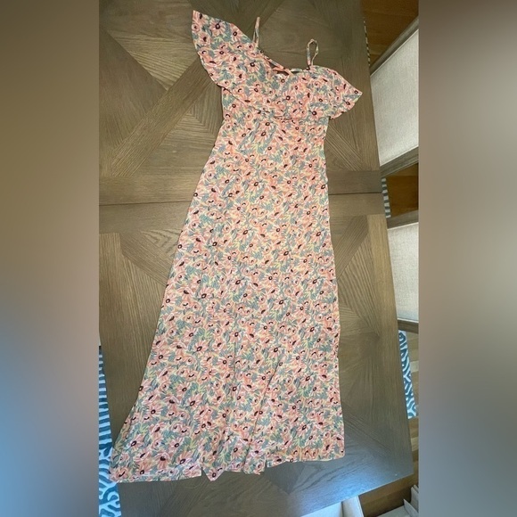 ENTRO floral off shoulder strap maxi dress - Picture 6 of 11